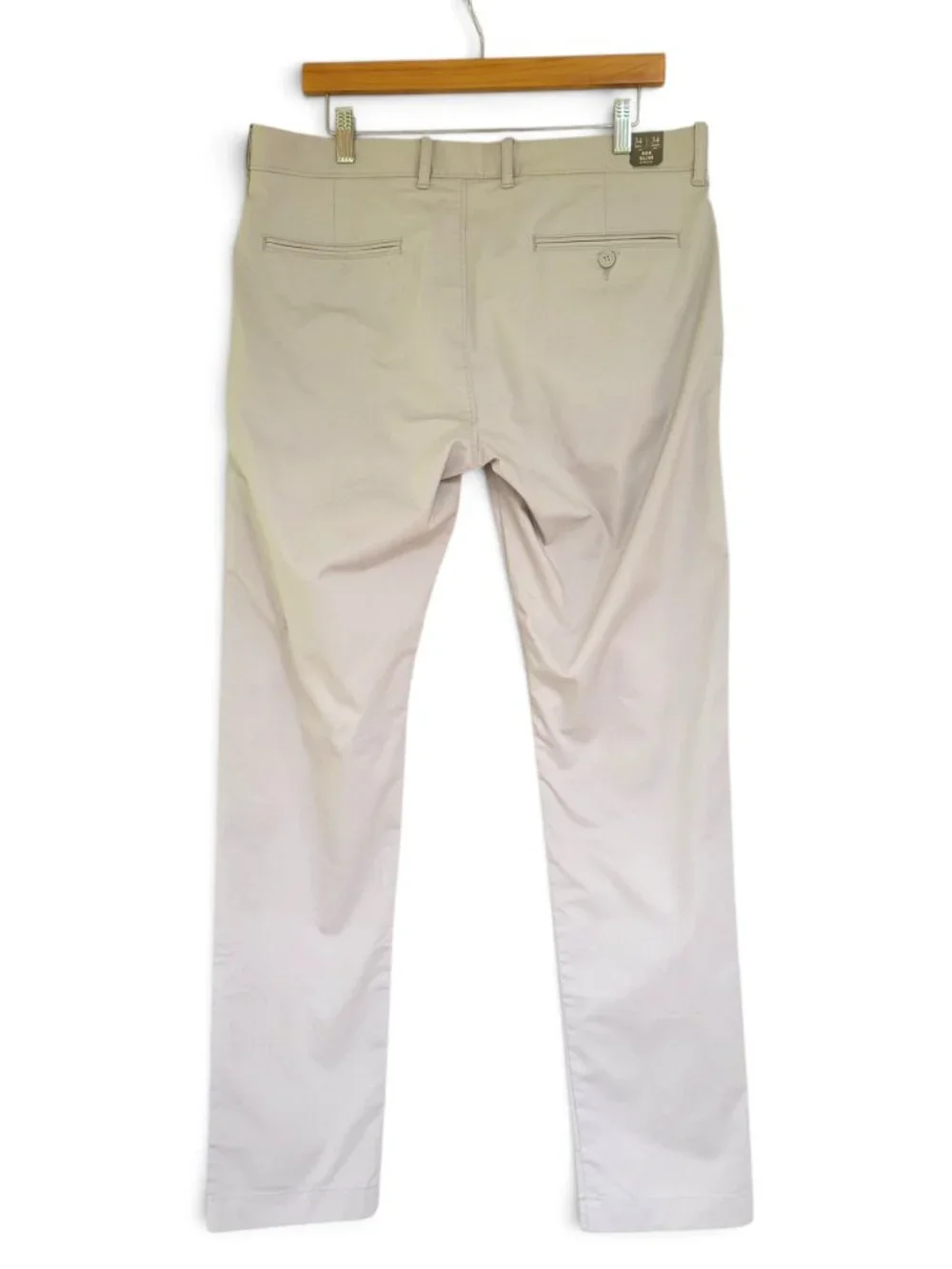 J Crew Men's Slim Fit Tech Chino in Ashen Taupe 34/34